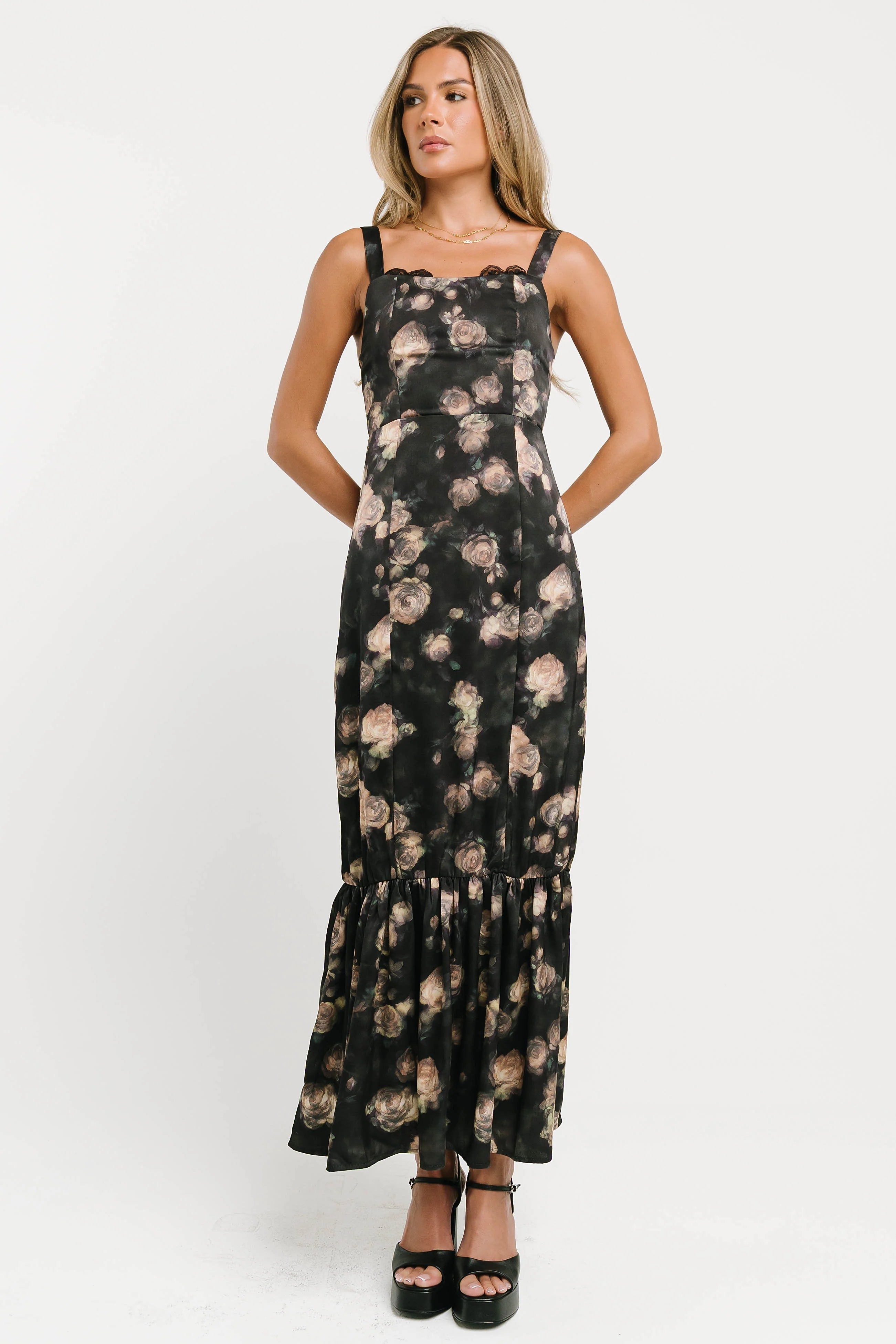Lyla Floral Midi Dress