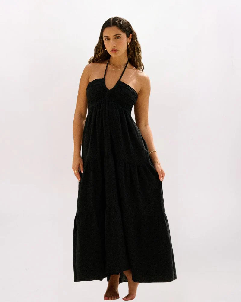HALTER MAXI DRESS